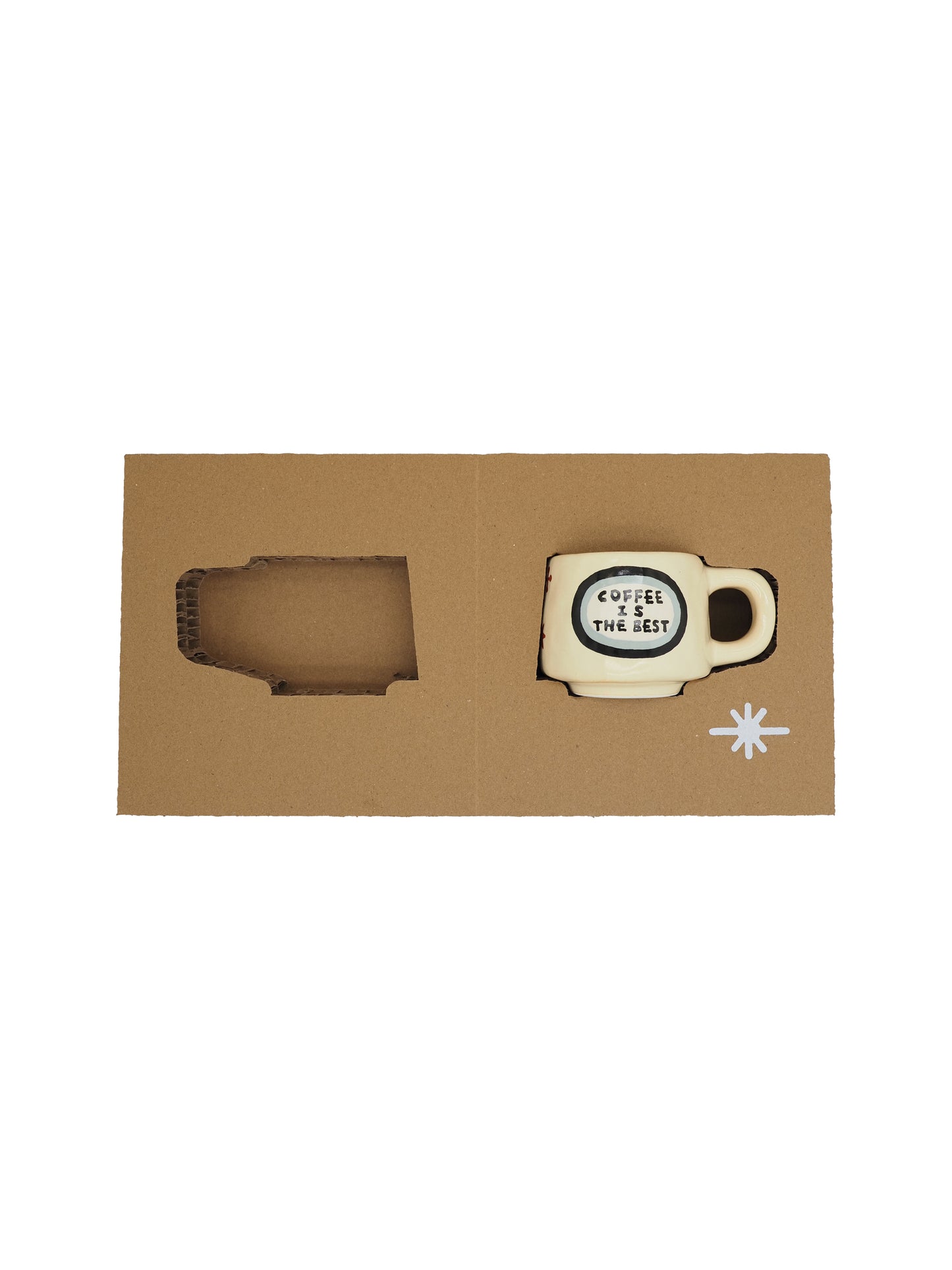 THE SCENE "Coffee is the best" Coffee cup and Saucer set