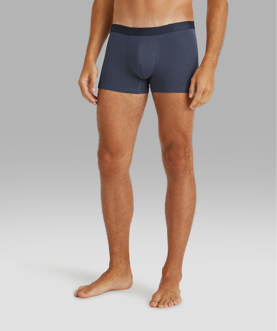 QINGWU Machine-Washable Tech Wool Blend Boxer Briefs（3-Pack）