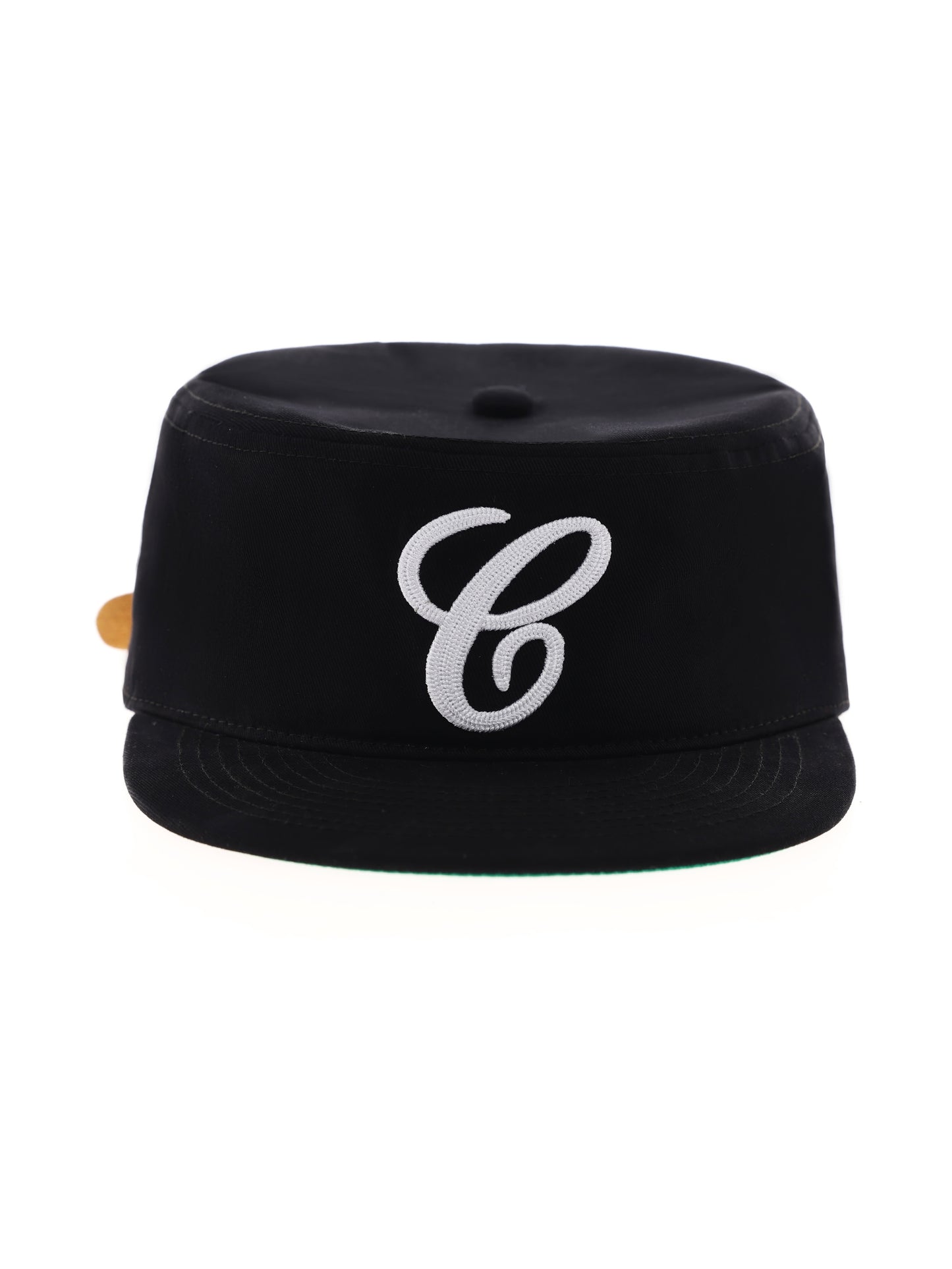 6CRAYON FLAT BRIMMED BASEBALL CAP-BLACK