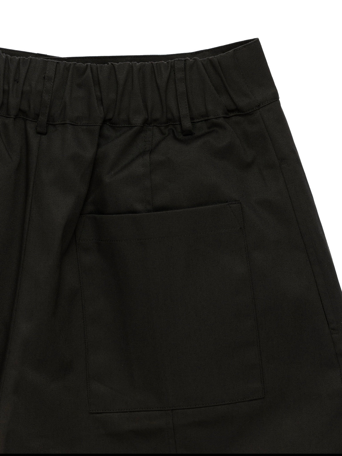 6CRAYON Elastic Waist Wide-Leg Shorts 2.0 – Double Pleated & Loose Fit with Coating