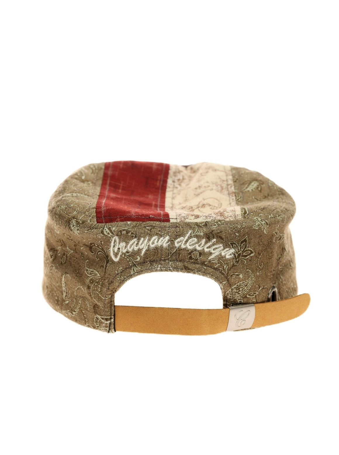 6CRAYON Vintage Patchwork Flat Top Baseball Cap